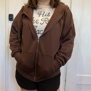 Brand new marshals brown hoodie jacket